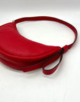 Kate Spade Red Pebbled Leather Shoulder Bag