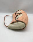Zac Posen Cream & Tan Z Clutch