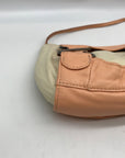 Zac Posen Cream & Tan Z Clutch
