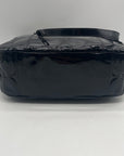 Coach Black Patent Leather Gallery Tote And Wallet-F17728