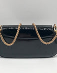 Sam Edelman Black Patent Leather Shoulder Bag