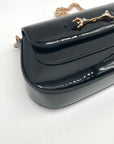 Sam Edelman Black Patent Leather Shoulder Bag