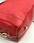 Rebecca Minkoff Fire Engine Red Leather Mab Satchel