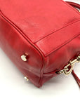 Rebecca Minkoff Fire Engine Red Leather Mab Satchel