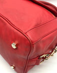 Rebecca Minkoff Fire Engine Red Leather Mab Satchel