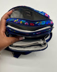 Baggallini Blue Triple Zip Bag