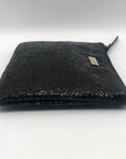 Kate Spade Little Gia Black Glitterball Pouch