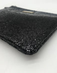 Kate Spade Little Gia Black Glitterball Pouch