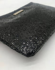 Kate Spade Little Gia Black Glitterball Pouch