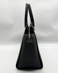 Michael Kors Black Saffiano Leather Selma Convertible Satchel Bag