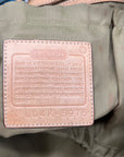 Coach Blue And Tan Fabric Diaper Bag 5975