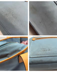 Coach Blue And Tan Fabric Diaper Bag 5975
