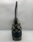 Coach Signature Black Canvas Tote Bag F15112