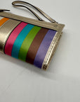 Coach Julia Legacy Stripe Wristlet