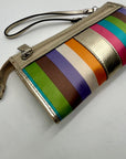 Coach Julia Legacy Stripe Wristlet