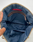 Tommy Hilfiger Tan Monogram Tote Bag