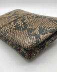Banana Republic Faux Snakeskin Envelope Shoulder Bag