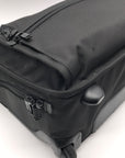 Tumi Black Ballistic Nylon 2-Wheeled Multi-Use Briefcase