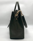 Michael Kors Olive Green Saffiano Leather Hamilton Tote Bag