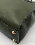 Michael Kors Olive Green Saffiano Leather Hamilton Tote Bag
