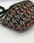 Betsey Johnson Multi-Color Plaid Tweed Fanny Pack
