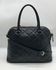 Kate Spade Black Quilted Leather Olivera Emerson Place Satchel