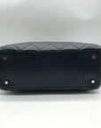 Kate Spade Black Quilted Leather Olivera Emerson Place Satchel