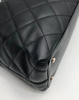 Kate Spade Black Quilted Leather Olivera Emerson Place Satchel