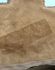 Caterina Bertini Gold Metallic Woven Bag