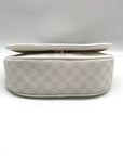 Giani Bernini White Floral Small Saddle Crossbody Bag