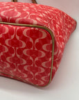 Coach Pink Coated Canvas Park Metro Tote Bag F25673