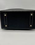 Dooney & Bourke Black Leather Shopper Tote Bag