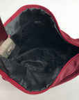 Gianni Chiarini Maroon Hobo Shoulder Bag