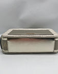 Michael Kors Metallic Gold Fabric Maeve Small East West Pocket bag