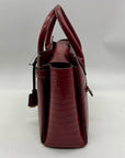 Guess Red Faux Animal Embossed Shoulder Bag