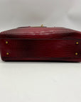 Guess Red Faux Animal Embossed Shoulder Bag