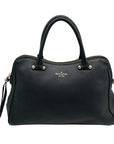 Kate Spade Black Pebbled Leather Charles Street Audrey Satchel Bag