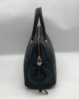 Kate Spade Black Pebbled Leather Charles Street Audrey Satchel Bag