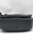 Marc Jacobs Stone Gray Pebbled Leather Recruit Nomad Saddle Bag