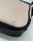 Coach Ivory Canvas Hampton Flap Shoulder Bag