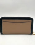 Kate Spade Color-blocked Saffiano Leather Zip-Around Wallet