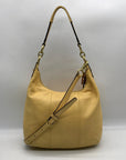Coach Yellow Leather Kristen Covertible Hobo Bag F22306