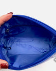Stella & Max Blue Zip Around Cosmetic Bag - NWT