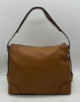Michael Kors Brown Crosby Leather Hobo Shoulder Bag