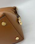 Michael Kors Brown Crosby Leather Hobo Shoulder Bag