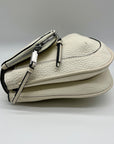 Calvin Klein White Leather Crossbody Bag