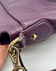 Michael Kors Aria Studded Leather Crossbody Bag