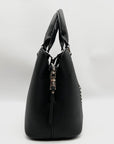 Madden NYC Black Chain Convertible Satchel Bag