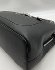 Madden NYC Black Chain Convertible Satchel Bag