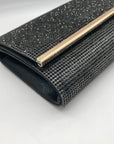 I.N.C. International Concepts Black Microstone Badazzled Caitlyn Clutch
